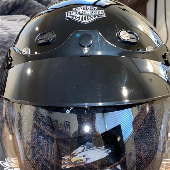 LIKE NEW Harley Davidson Motorcycle Helmet - Picture 2 of 8